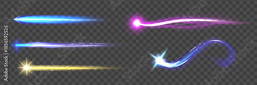 Colorful trail effects