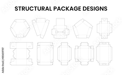 Structural Package Designs for Products.
