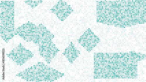 Random size squares halftone texture background