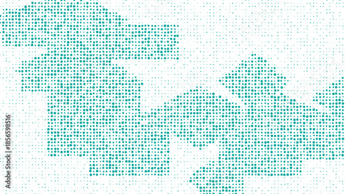 Random size squares halftone texture background