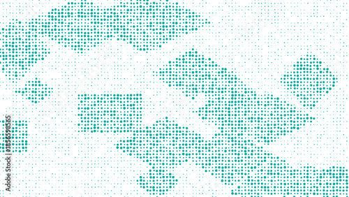Random size squares halftone texture background