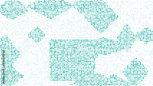 Random size squares halftone texture background