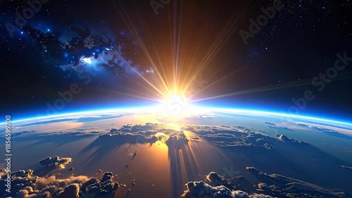 Earth's Sunrise: A Stunning View from Space