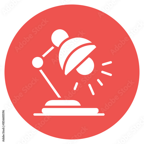 Lamp icon vector image. Can be used for Retro.