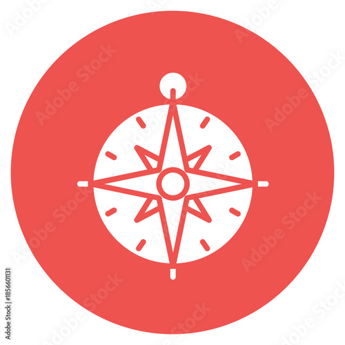 Compass icon vector image. Can be used for Adventure.