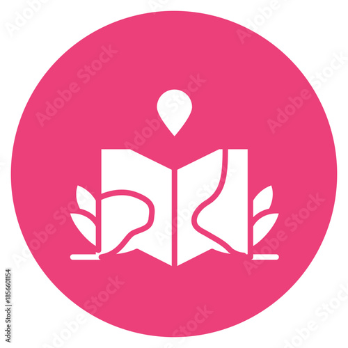 Map icon vector image. Can be used for Adventure.