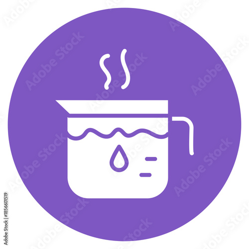 Hot Water icon vector image. Can be used for Laundry.