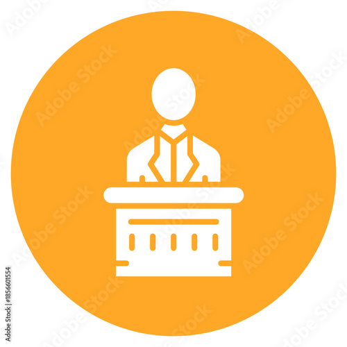 Reception icon vector image. Can be used for Laundry.