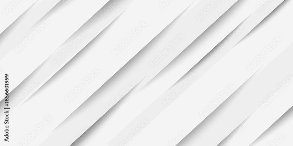 Fototapeta premium Abstract white background. Minimal geometric white light background