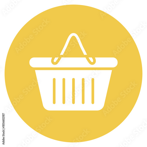 Basket icon vector image. Can be used for Carnival.