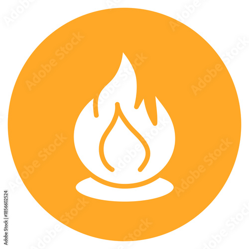Fire icon vector image. Can be used for Homeless.