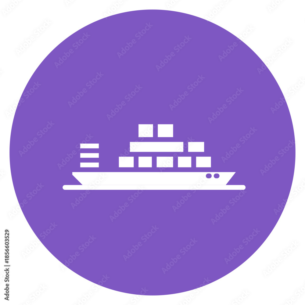 Obraz premium Port icon vector image. Can be used for Supply Chain.