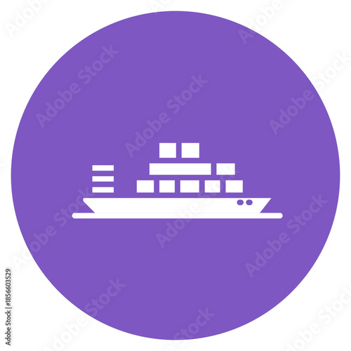 Port icon vector image. Can be used for Supply Chain.