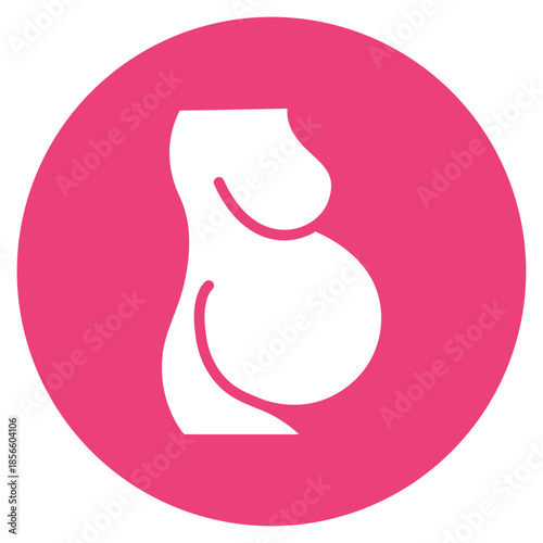 Pregnancy icon vector image. Can be used for Child Adoption.