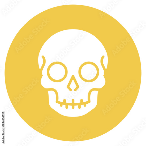 Skull icon vector image. Can be used for Fairytale.