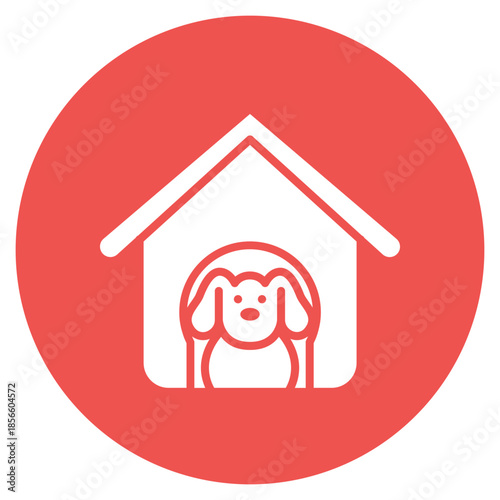 Animal Shelter icon vector image. Can be used for Veterinary.