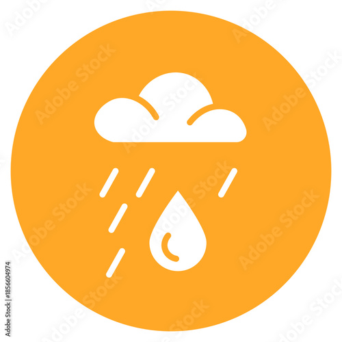 Rainfall icon vector image. Can be used for Rainforest.