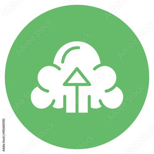 Greenhouse Gas icon vector image. Can be used for Global Warming.