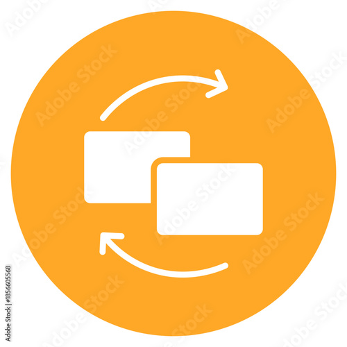 Redundancy icon vector image. Can be used for Crisis Mangement.