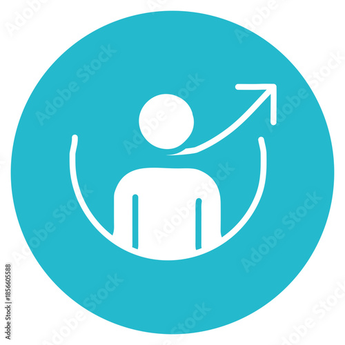 Resilience icon vector image. Can be used for Crisis Mangement.