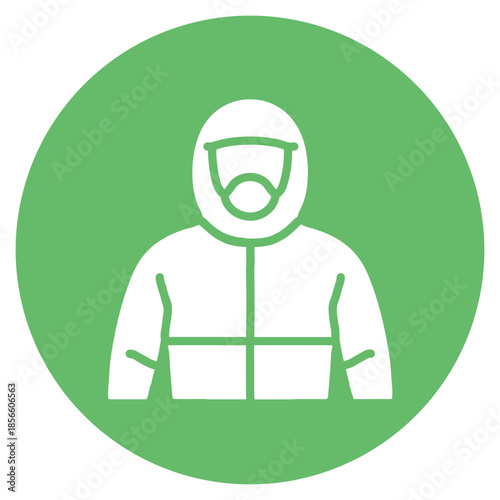 Hazmat Team icon vector image. Can be used for Public Services.