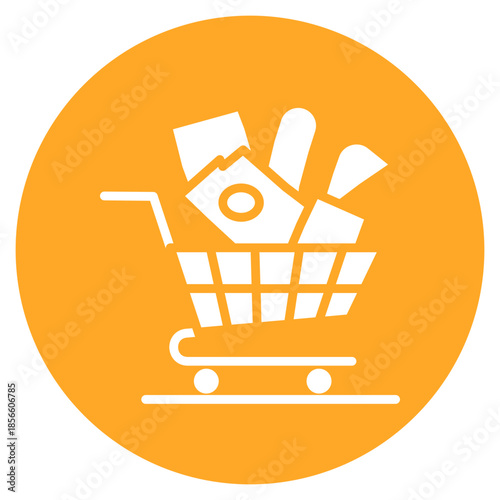 Compulsive Buying icon vector image. Can be used for Addiction.