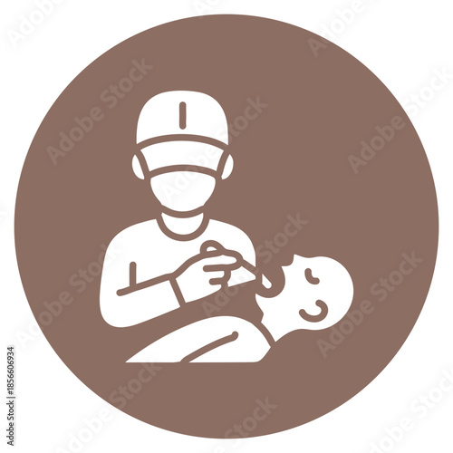 Intervention Specialist icon vector image. Can be used for Addiction.