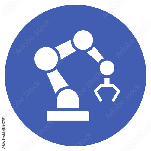 Collaborative Robot icon vector image. Can be used for Cyberpunk.