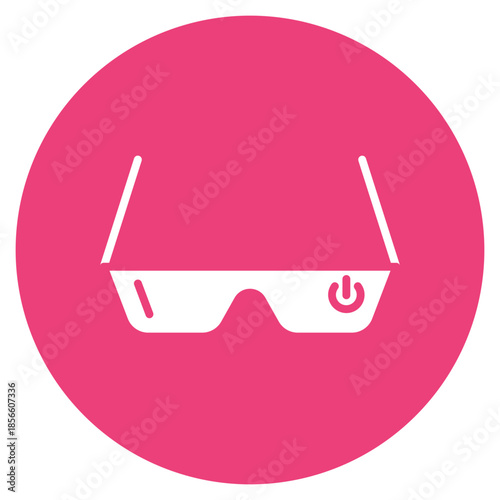 Smart Glasses icon vector image. Can be used for Cyberpunk.