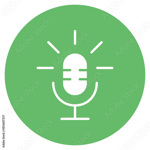 Voice Recognition icon vector image. Can be used for Cyberpunk.