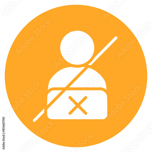 Blacklisting icon vector image. Can be used for Compliance And Regulation.