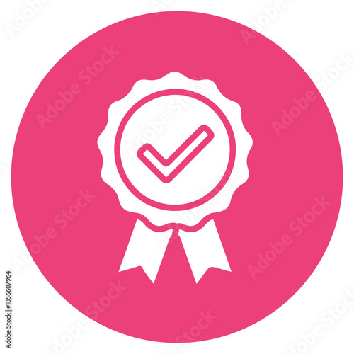 Certification Seal icon vector image. Can be used for Compliance And Regulation.