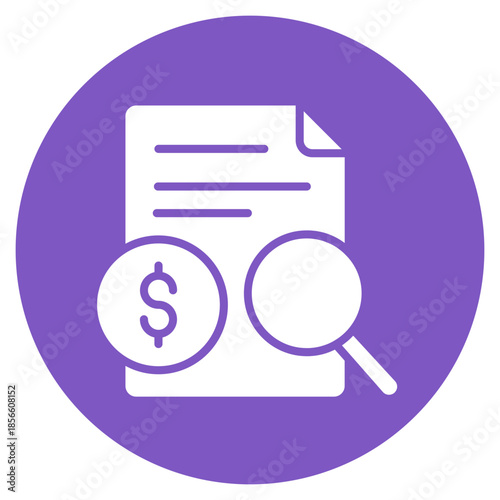 Financial Disclosure icon vector image. Can be used for Compliance And Regulation.
