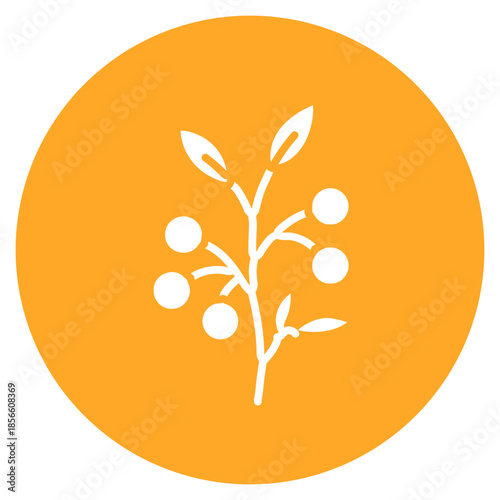 Berry Bush icon vector image. Can be used for Agriculture.