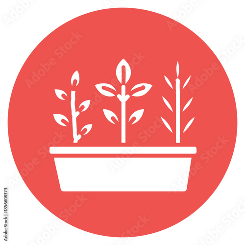 Herb Garden icon vector image. Can be used for Agriculture.