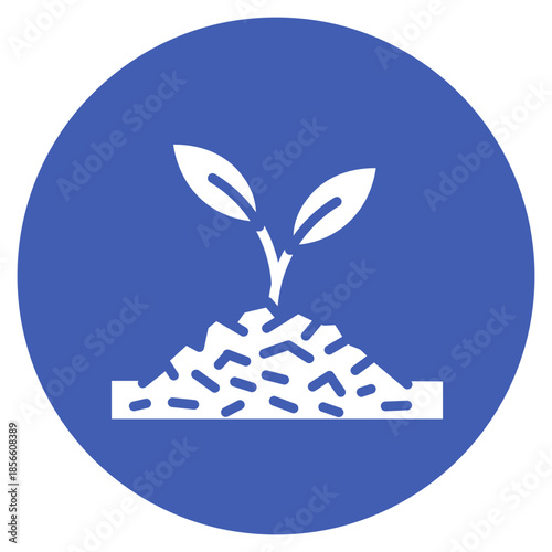 Mulching icon vector image. Can be used for Agriculture.