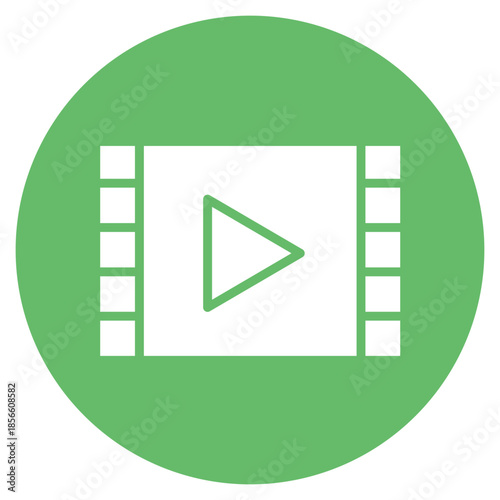 Video Intro icon vector image. Can be used for Video Blog.