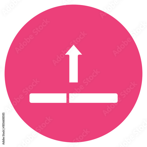 Upload Progress icon vector image. Can be used for Video Blog.