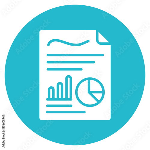 Report Document icon vector image. Can be used for Documents And Files.
