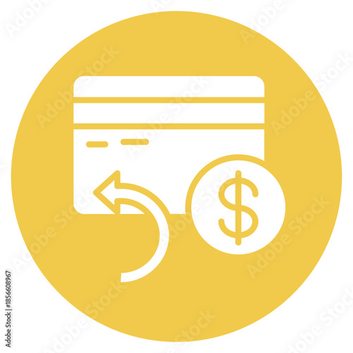 Chargeback icon vector image. Can be used for Credit And Loan.