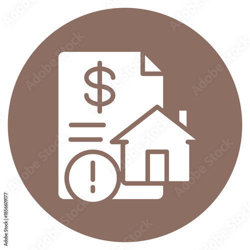 Loan Default icon vector image. Can be used for Credit And Loan.