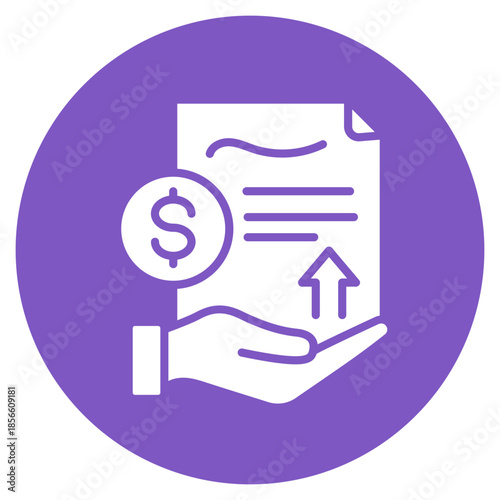 Loan Payment icon vector image. Can be used for Credit And Loan.