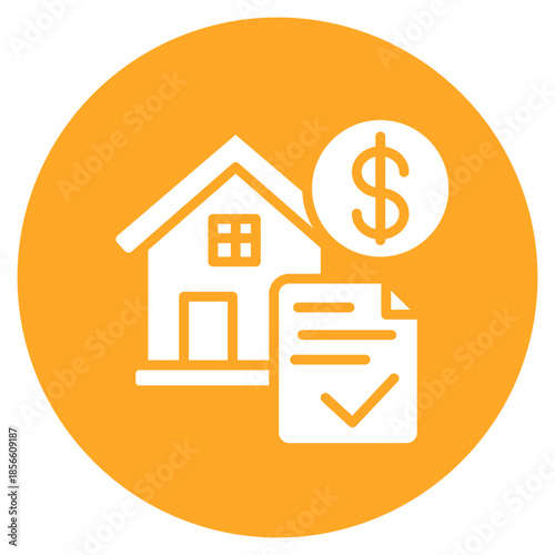 Mortgage Loan icon vector image. Can be used for Credit And Loan.