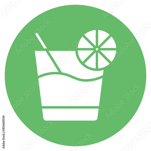 Drink Garnish icon vector image. Can be used for Bar.