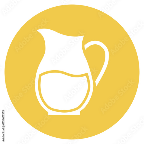 Drink Pitcher icon vector image. Can be used for Bar.