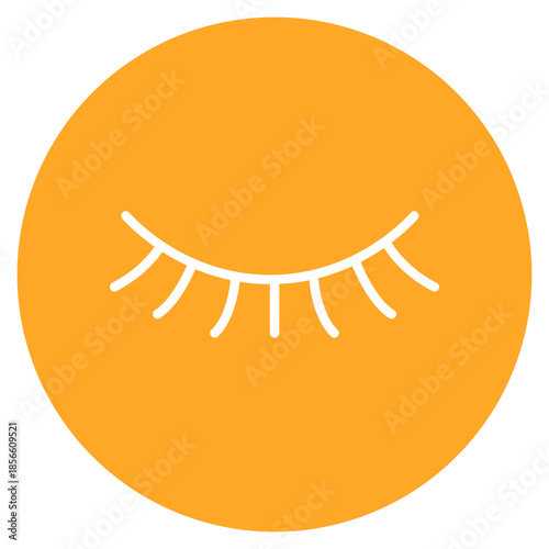 False Eyelashes icon vector image. Can be used for Cosmetology.