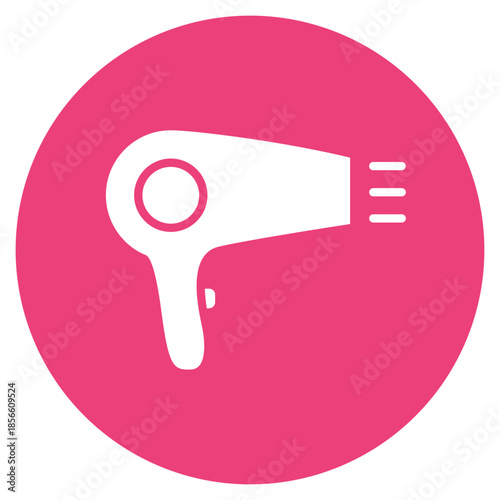 Hair Dryer icon vector image. Can be used for Cosmetology.