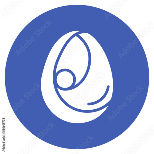 Baby Sling icon vector image. Can be used for Maternity.