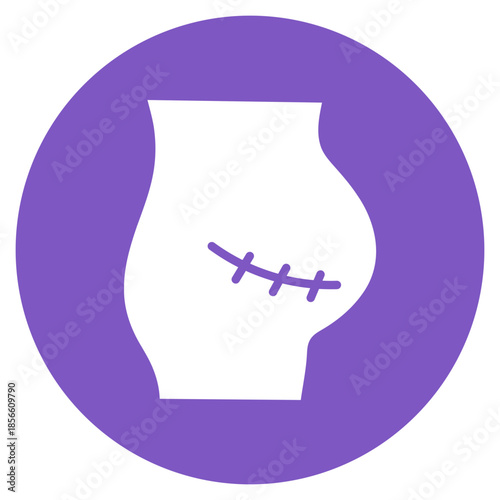 C-Section icon vector image. Can be used for Maternity.