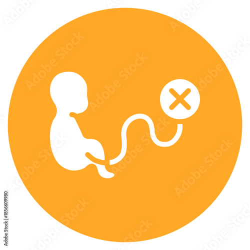 Umbilical Cord icon vector image. Can be used for Maternity.